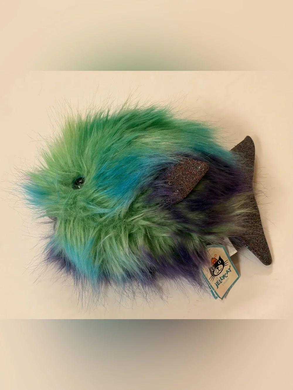 Jellycat Jewel Disco Fish NWT - Rare, Retired Plush Stuffie